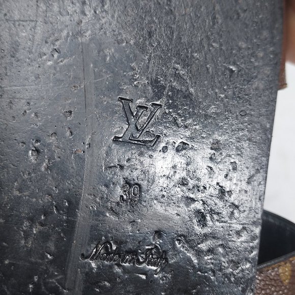 Louis Vuitton Brown Buckle Bom Dia Monogram Flat Slide Sandal - Picture 5 of 13